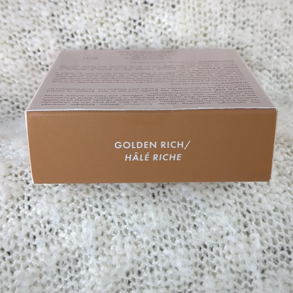 Wander Beauty Wanderlust Powder Foundation in Golden Rich, 9g/0.31oz